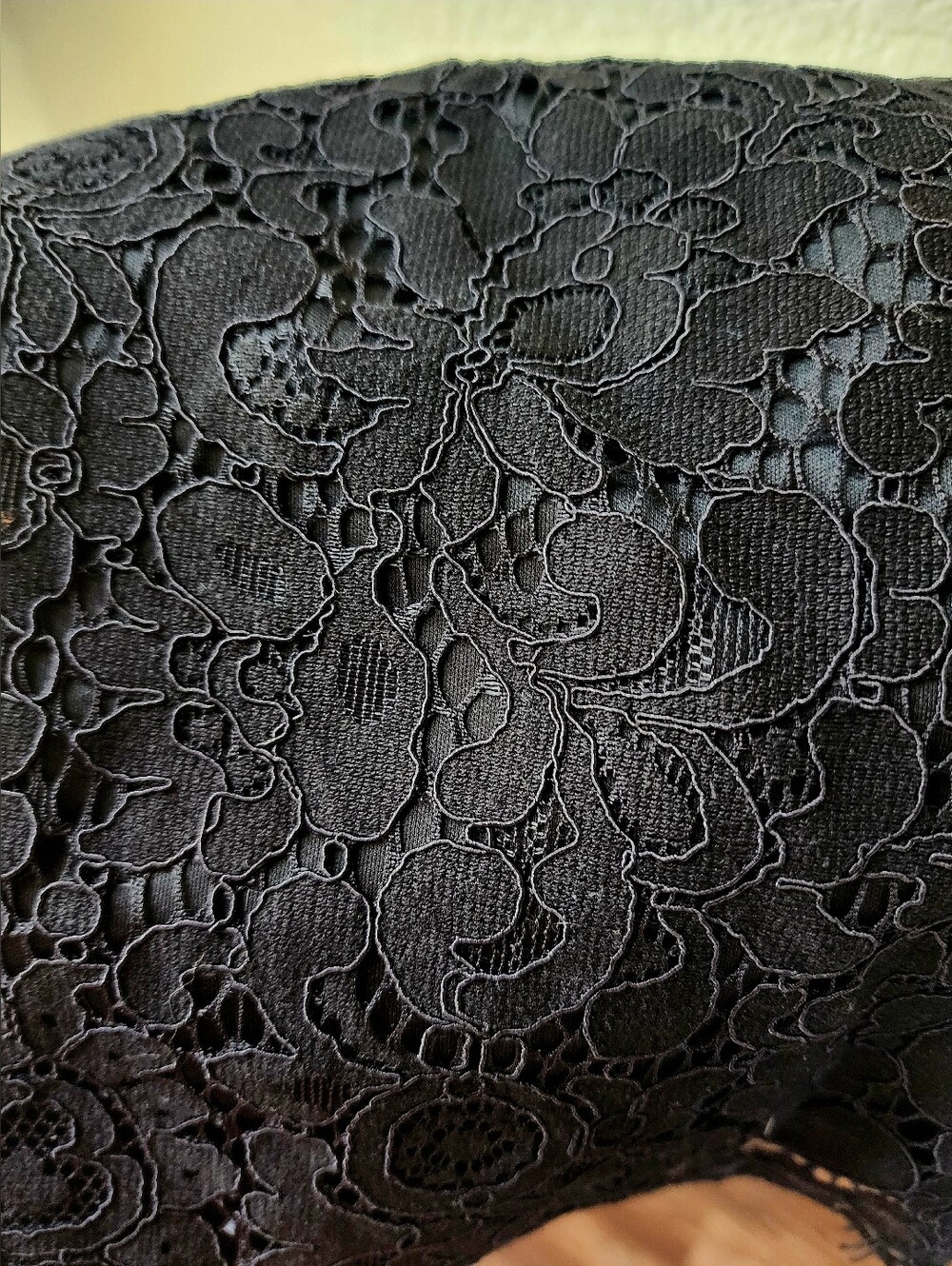Express Black Formal Floral Lace Shorts - Picture 4 of 7